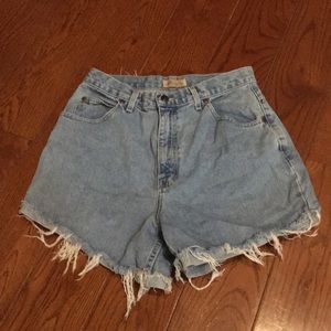 Vintage High Waisted Jean Shorts